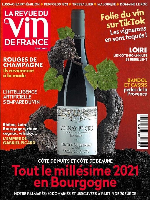 Title details for La Revue du Vin de France by Revue du Vin de France - Available